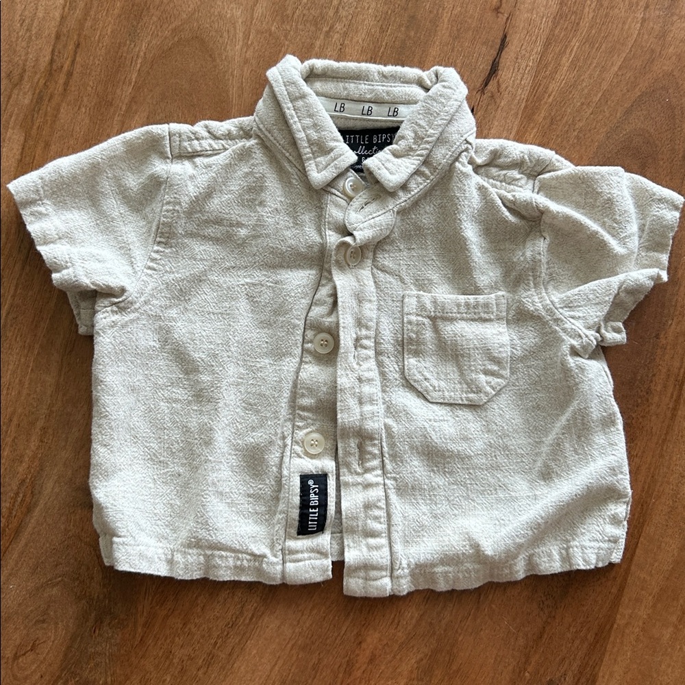 Little Bipsy Collared Shirt